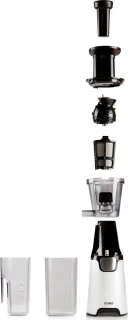 Domo DO9248J Slow Juicer Wit/Zwart