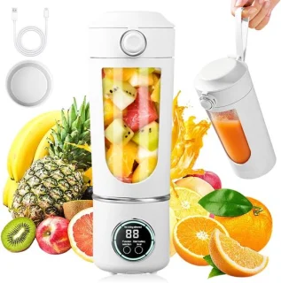 Draagbare mini-blender (wit)