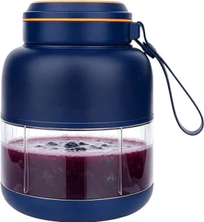 Draagbare sapcentrifuge blender - fruit juicer drinkbeker - wit