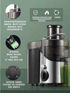 Wat vinden we goed aan de DYNA® Sapcentrifuge Slowjuicer