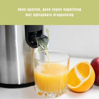 Wat vinden we goed aan de DYNA® Sapcentrifuge Slowjuicer Zwart