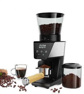 De Elektrische Koffiemolen - Conische Burr Grinder in één oogopslag