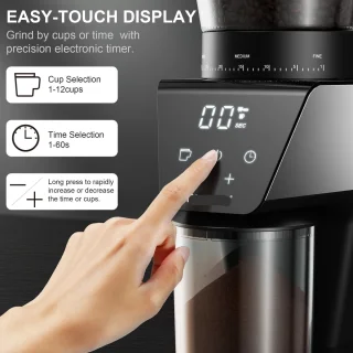 Elektrische Koffiemolen - Conische Burr Grinder