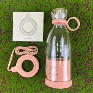 Elektrische Mini Blender 4 Messen Draadloos Oplaadbaar