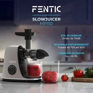 Fentic Slowjuicer 700ml Antraciet