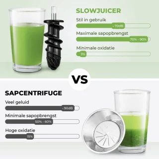 Fentic Slowjuicer 700ml Antraciet