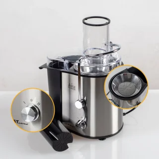 First Austria Slowjuicer Sapcentrifuge 750ml RVS 800W