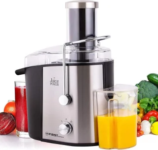 First Austria Slowjuicer Sapcentrifuge 750ml RVS 800W