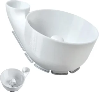 Fruit Wasser Sla- en Groentespinner 23 cm Wit