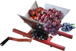 Fruitmolen 7 liter RVS handbediend