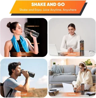 Fruitpers 450 ml USB Oplaadbaar Wit - Keukenaccessoire Juicer