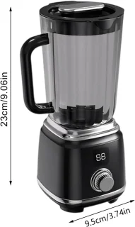 Fruitpers Oplaadbare Draagbare Sapcentrifuge - Zwart