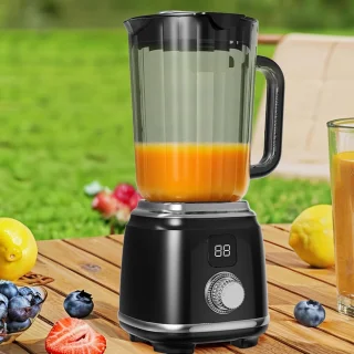 Fruitpers Oplaadbare Draagbare Sapcentrifuge - Zwart