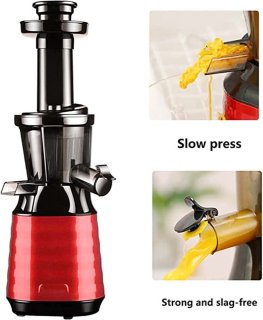 Fuegobird Slowjuicer 800ml Rood