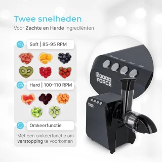 Goodforce Slowjuicer - Groente- en Fruitpers