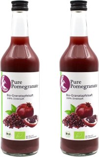 De Granaatappelsap 2 x 500 ml in één oogopslag