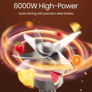 High Power Juicer Blender 2-in-1 Mixer 6000W