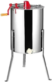 Honey Extractor 3 Frames Manual Stainless Steel Silver