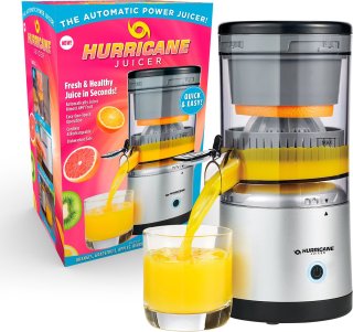 Hurricane Juicer Slowjuicer Draadloos Zilver