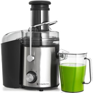 Snel en krachtig sap maken met de KitchenBrothers 800W sapcentrifuge