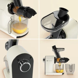 KitchenBrothers Slowjuicer Compact Champagne