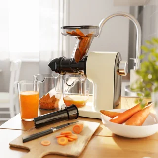 KitchenBrothers Slowjuicer Compact Champagne