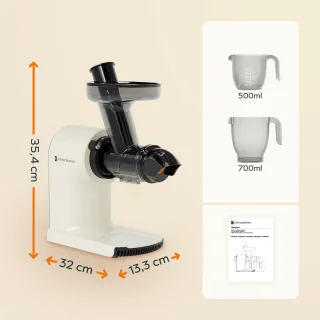 KitchenBrothers Slowjuicer Compact Champagne