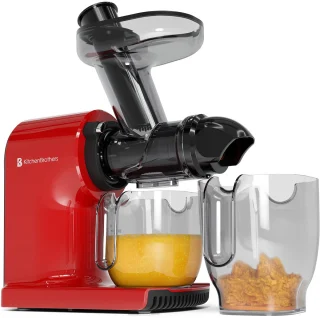 KitchenBrothers Slowjuicer Compact Rood