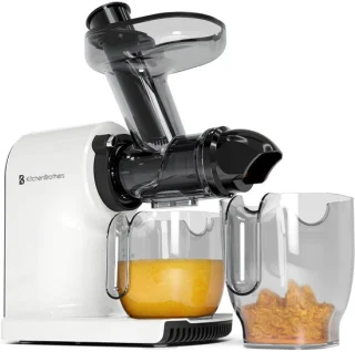 KitchenBrothers Slowjuicer Compact Wit 500 ml