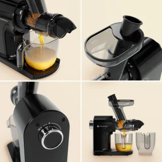 KitchenBrothers Slowjuicer Compact Zwart