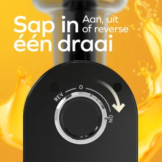 KitchenBrothers Slowjuicer Compact Zwart