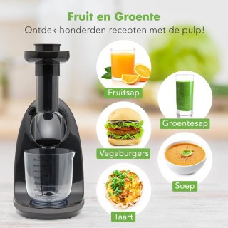 KitchenBrothers Slowjuicer Groenten- en Fruitpers 700ml Grijs