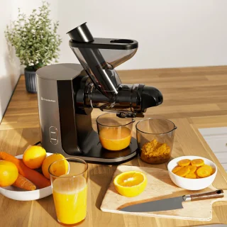 KitchenBrothers Slowjuicer Groenten- en Fruitpers Grijs