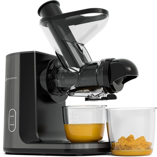 KitchenBrothers Slowjuicer Groenten- en Fruitpers Grijs