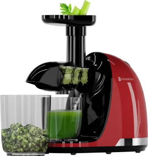 KitchenBrothers Slowjuicer Juicer 700ml Rood