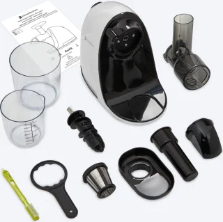 KitchenBrothers Slowjuicer Juicer Parelwit 700ml