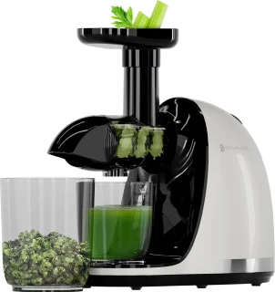 KitchenBrothers Slowjuicer Juicer Parelwit 700ml