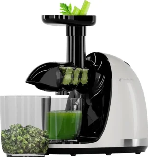 KitchenBrothers Slowjuicer Juicer Parelwit 700ml