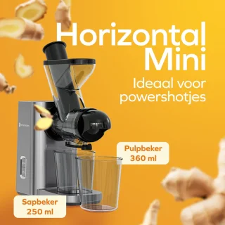 KitchenBrothers Slowjuicer Mini Juicer Grijs