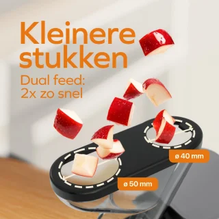 KitchenBrothers Slowjuicer Mini Juicer Grijs