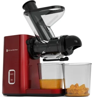 KitchenBrothers Slowjuicer Mini Rood 400 ml