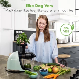 KitchenBrothers Slowjuicer Pastel Groen 700ml