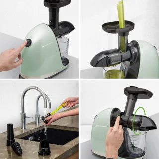 KitchenBrothers Slowjuicer Pastel Groen 700ml