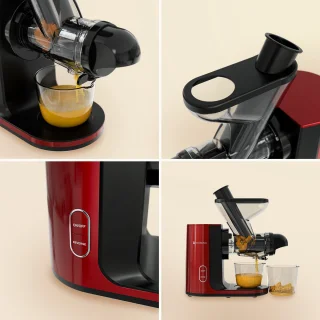 KitchenBrothers Slowjuicer Rood 400 ml