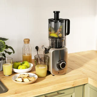 KitchenBrothers Slowjuicer Verticaal 750 ml Grijs