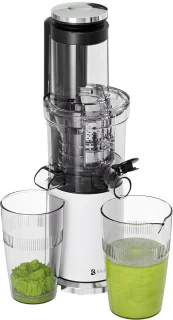 KitchenBrothers Slowjuicer Verticaal 750 ml Pearl White