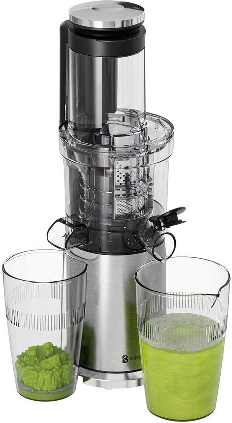 KitchenBrothers Slowjuicer Verticaal 750ml Grijs review