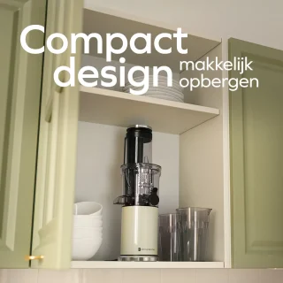KitchenBrothers Slowjuicer Verticaal Champagne