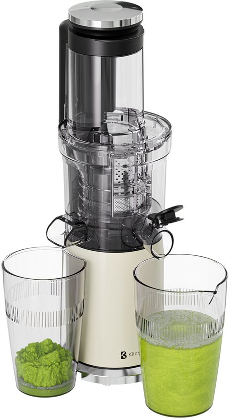 KitchenBrothers Slowjuicer Verticaal Champagne review