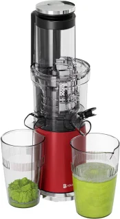 KitchenBrothers Slowjuicer Verticaal Rood